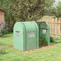 Outsunny Tomato Greenhouse w/2 Roll-up Doors/4 Windows Green, Green