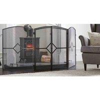 Inglenook Decorative Fire Guard Diamond