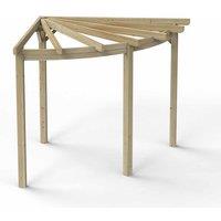 Forest Garden Premium Radial Pergola, Brown
