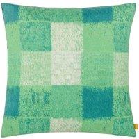 furn. Furn. Alma Check Filled Cushion, Green