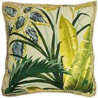 furn. Furn. Amazonia Jungle Filled Cushion, Green