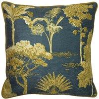Paoletti Arboretum World Trees Filled Cushion, Blue