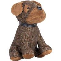 Paoletti Boston Herringbone Novelty Doorstop, Brown