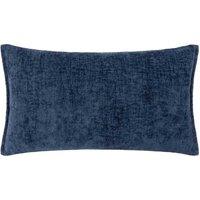 Evans Lichfield Buxton Rectangular Filled Cushion, Blue