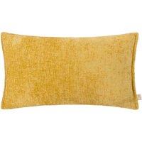 Evans Lichfield Buxton Rectangular Filled Cushion, Yellow