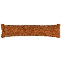 Yard Cabu Boucle Shearling Filled Draught Excluder, Orange