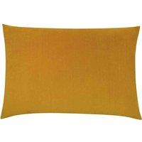 furn. Furn. Contra Velvet Filled Cushion, Yellow