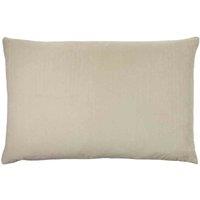 furn. Furn. Contra Velvet Filled Cushion, Cream