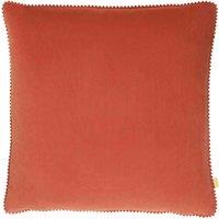 furn. Furn. Cosmo Velvet Filled Cushion, Red