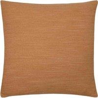 Evans Lichfield Dalton Slubbed Filled Cushion, Orange