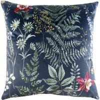 Evans Lichfield Eden Trail Filled Cushion, Blue