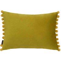 Paoletti Fiesta Velvet Filled Cushion, Gold