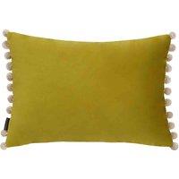 Paoletti Fiesta Velvet Filled Cushion, Gold