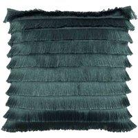 furn. Furn. Flicker Fringed Filled Cushion, Blue