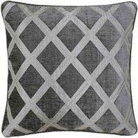 Paoletti Hermes Chenille Filled Cushion, Grey
