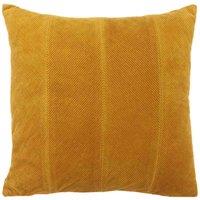 furn. Furn. Jagger Ribbed Corduroy Filled Cushion, Yellow