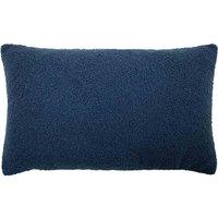 furn. Furn. Malham Fleece Rectangular Filled Cushion, Blue