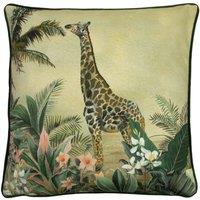 Evans Lichfield Manyara Giraffe Filled Cushion, Multi