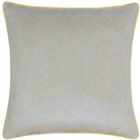 Paoletti Meridian Velvet Filled Cushion, Grey
