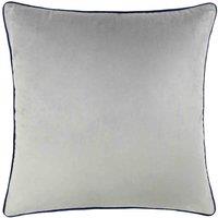 Paoletti Meridian Velvet Filled Cushion, Grey