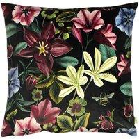 Evans Lichfield Midnight Garden Filled Cushion, Red