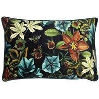 Evans Lichfield Midnight Garden Rectangular Filled Cushion, Blue