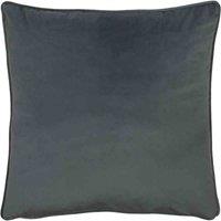 Evans Lichfield Opulence Soft Velvet Filled Cushion, Grey