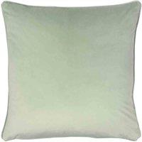 Evans Lichfield Opulence Soft Velvet Filled Cushion, Green