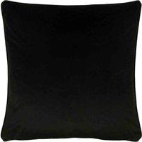 Evans Lichfield Opulence Soft Velvet Filled Cushion, Black