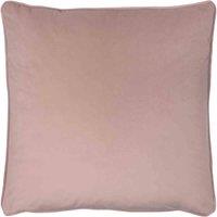 Evans Lichfield Opulence Soft Velvet Filled Cushion, Pink