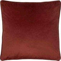 Evans Lichfield Opulence Soft Velvet Filled Cushion, Orange
