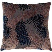 Paoletti Palm Grove Jacquard Filled Cushion, Pink