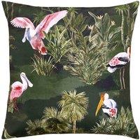 Paoletti Platalea Outdoor Filled Cushion, Green