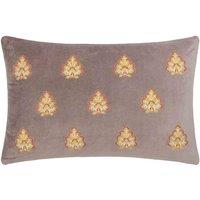 Paoletti Rennes Embroidered Filled Cushion, Cream