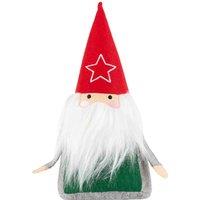 furn. Furn. Scandi Santa Festive Doorstop, Red