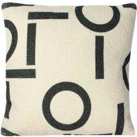 furn. Furn. Shearling Circa Filled Cushion, Black