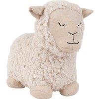 Paoletti Sheep Boucle Fleece Novelty Doorstop, White