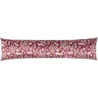 furn. Furn. Skandi Woodland Animal Velvet Filled Draught Excluder, Purple