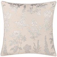 Wylder Nature Sophia Floral Jacquard Filled Cushion, Cream