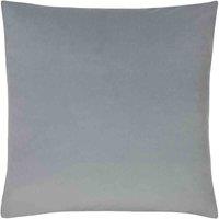 Paoletti Sunningdale Velvet Square Filled Cushion, Grey