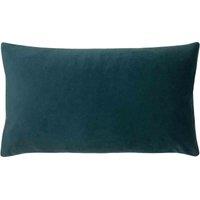 Paoletti Sunningdale Velvet Polyester Filled Cushion, Blue