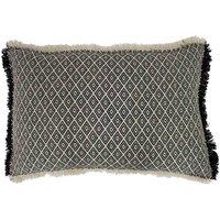Paoletti Tangier Polyester Filled Cushion, Black