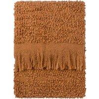 Yard Ulsmere Boucle Fringed Throw, Orange