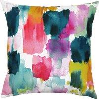 Evans Lichfield Watercolours Outdoor Polyester Filled Cushion, Yellow
