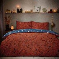 furn. Furn. Witchy Vibes Reversible Super King Duvet Cover Set, Orange