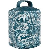 furn. Furn. Winter Woods Animal Doorstop, Blue