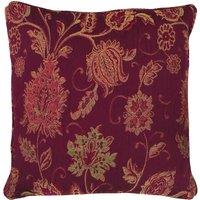 Paoletti Zurich Polyester Filled Cushion, Red