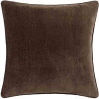 Yard Heavy Chenille Filled Cushion, Brown