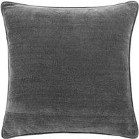 Yard Heavy Chenille Filled Cushion, Grey