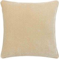 Yard Heavy Chenille Filled Cushion, Cream